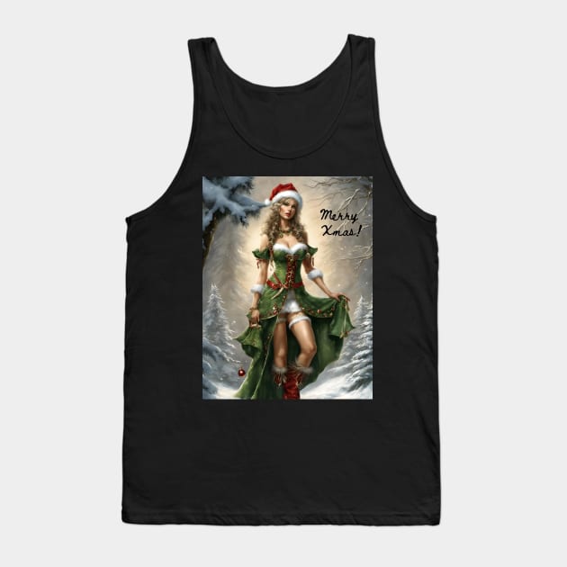 Merry Xmas Tank Top by FineArtworld7